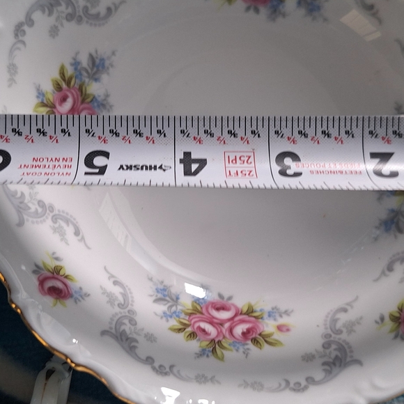 Elegant Floral Porcelain Platter - Picture 3 of 5